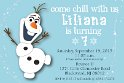 Frozen Birthday Invite